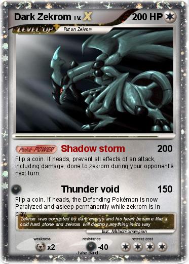 Pokemon Dark Zekrom