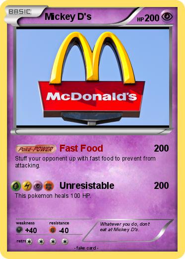 Pokemon Mickey D's
