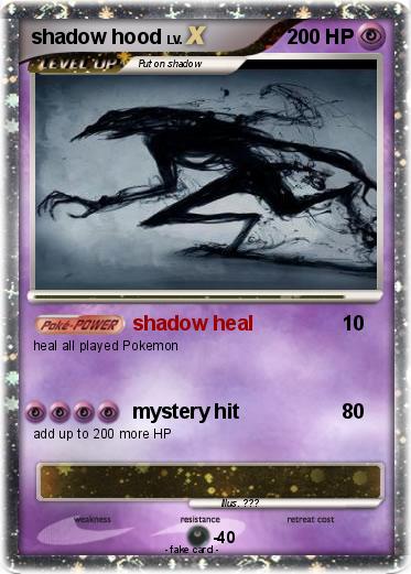 Pokemon shadow hood