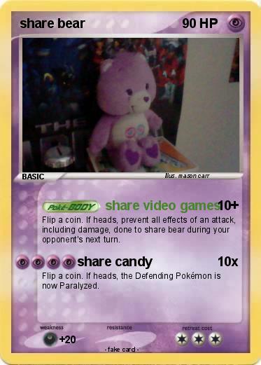 Pokemon share bear