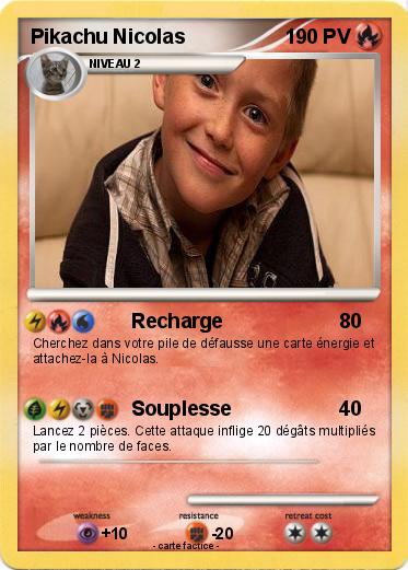 Pokemon Pikachu Nicolas