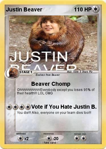 Pokemon Justin Beaver