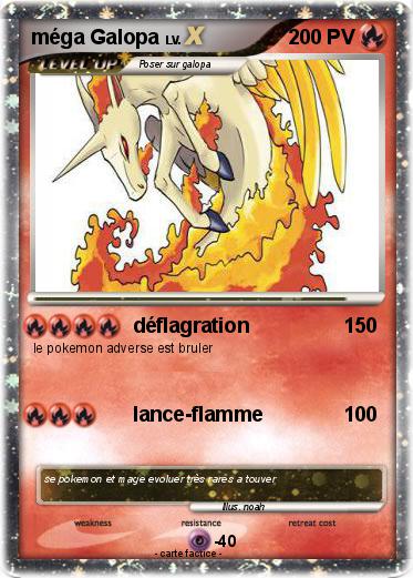 Pokemon méga Galopa