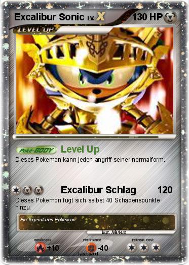 Pokemon Excalibur Sonic