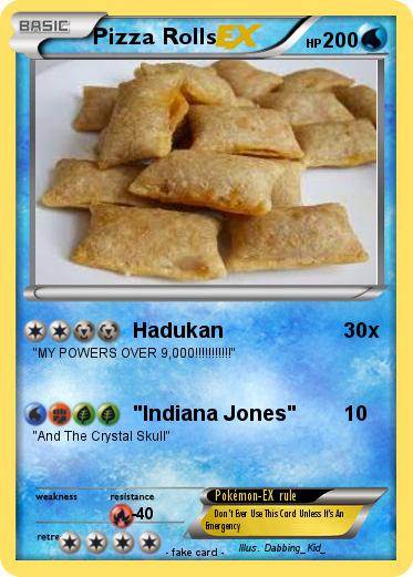 Pokemon Pizza Rolls