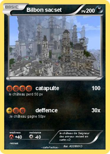 Pokemon Bilbon sacset