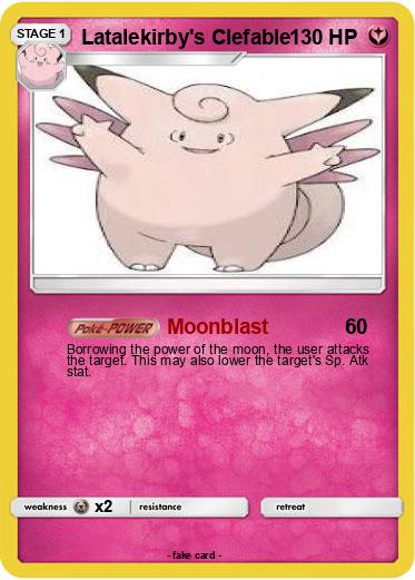 Pokemon Latalekirby's Clefable