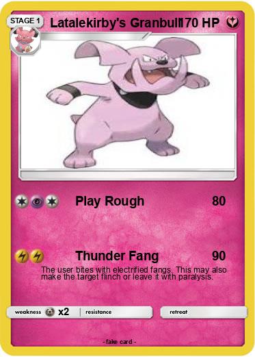 Pokemon Latalekirby's Granbull