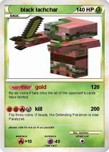 Pokemon black lachchar