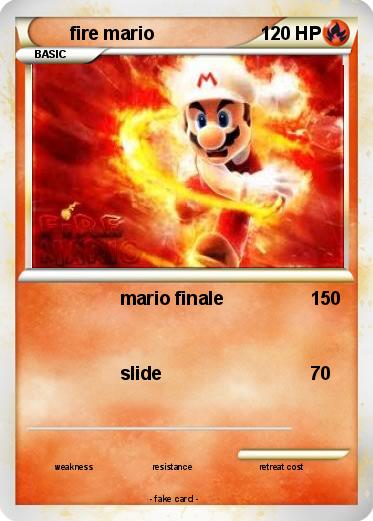 Pokemon fire mario