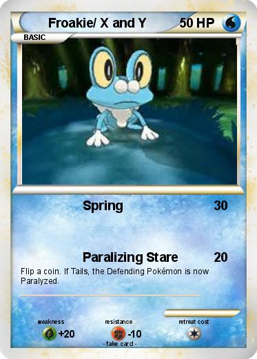 Pokemon Froakie/ X and Y