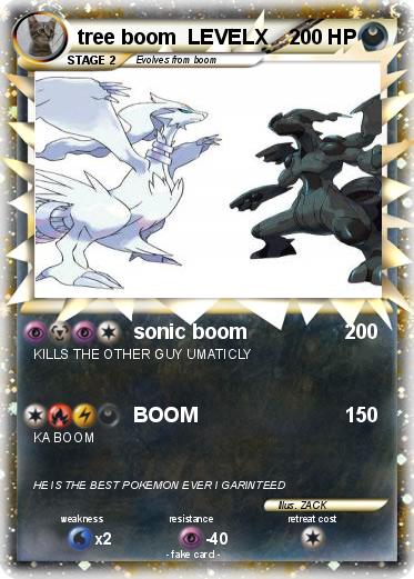 Pokemon tree boom  LEVELX