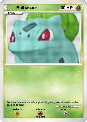 Pokemon Bulbasaur