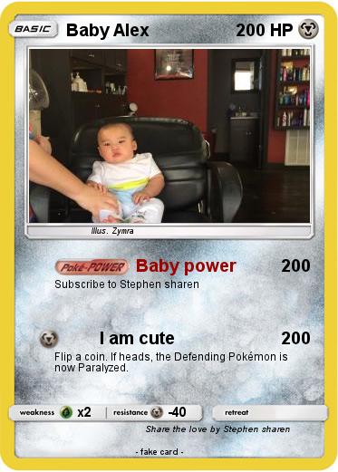 Pokemon Baby Alex