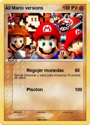 Pokemon All Mario versions