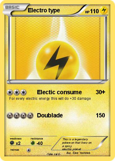 Pokemon Electro type