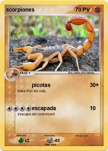 Pokemon scorpiones
