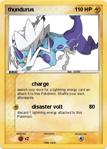 Pokemon thundurus