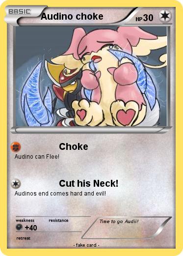 Pokemon Audino choke