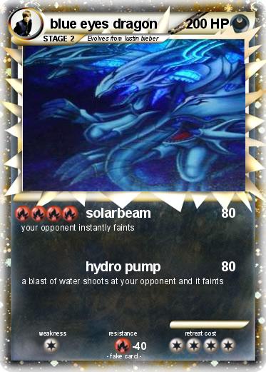 Pokemon blue eyes dragon