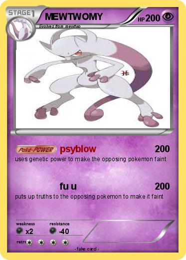 Pokemon MEWTWOMY