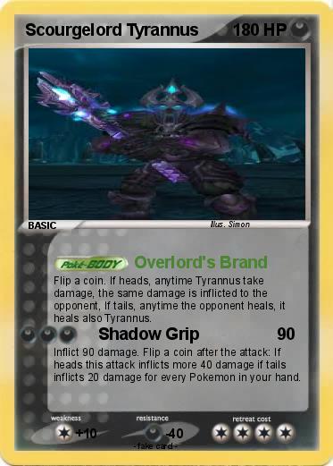 Pokemon Scourgelord Tyrannus
