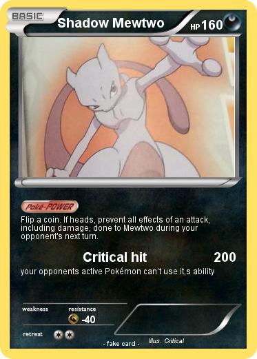 Pokemon Shadow Mewtwo