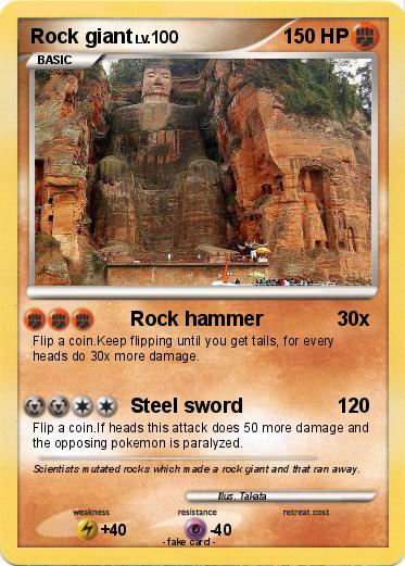 Pokemon Rock giant
