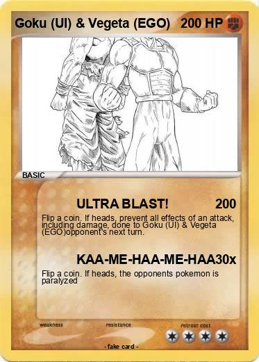 Pokemon Goku (UI) & Vegeta (EGO)