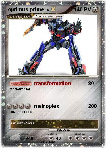 Pokemon optimus prime
