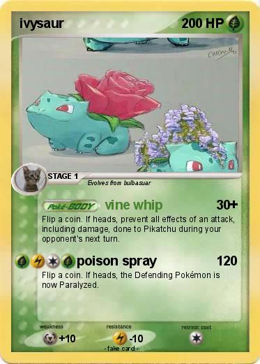 Pokemon ivysaur
