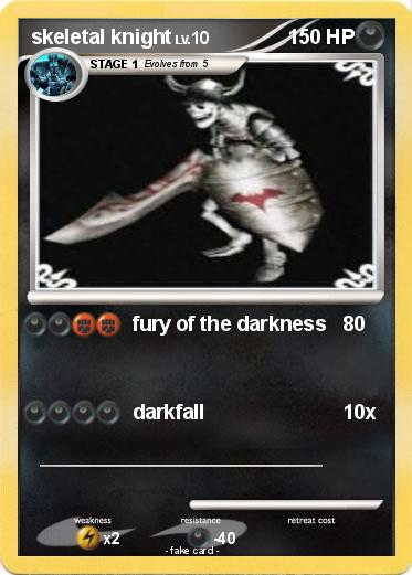 Pokemon skeletal knight