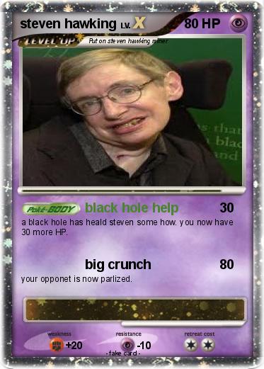 Pokemon steven hawking