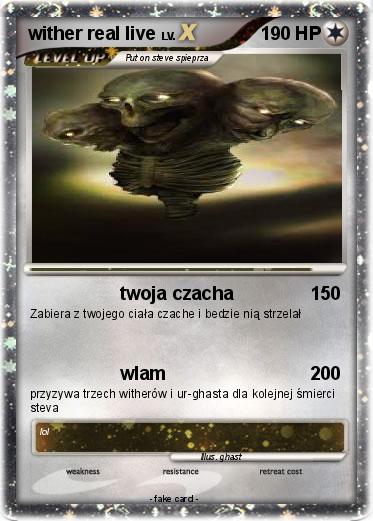 Pokemon wither real live