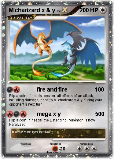 Pokemon M charizard x & y
