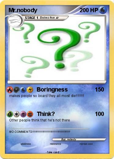 Pokemon Mr.nobody