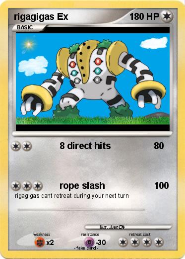 Pokemon rigagigas Ex