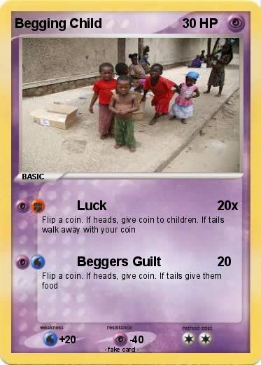 Pokemon Begging Child