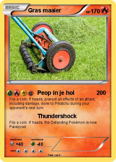 Pokemon Gras maaier