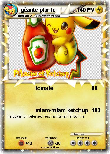 Pokemon géante plante