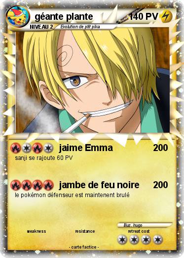 Pokemon géante plante