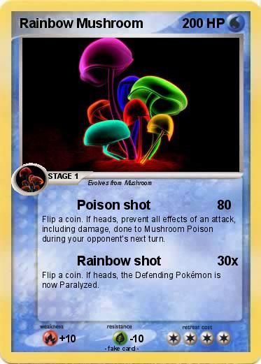 Pokemon Rainbow Mushroom