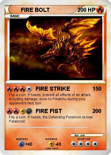Pokemon FIRE BOLT