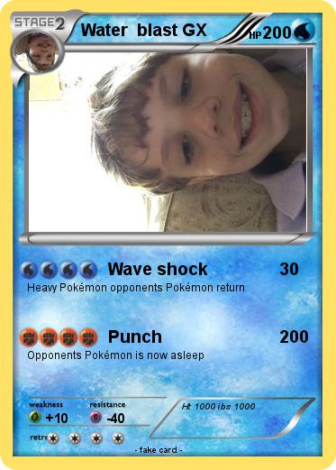 Pokemon Water  blast GX