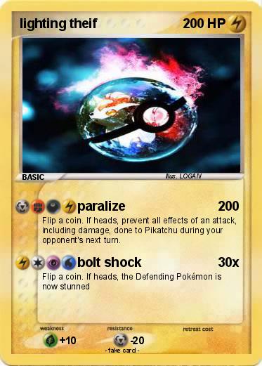 Pokemon lighting theif