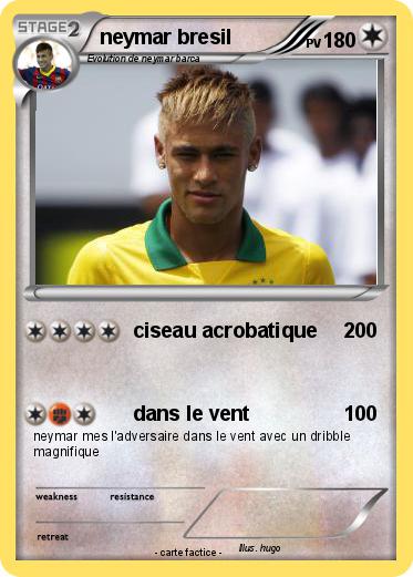 Pokemon neymar bresil
