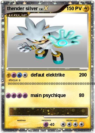 Pokemon thender silver
