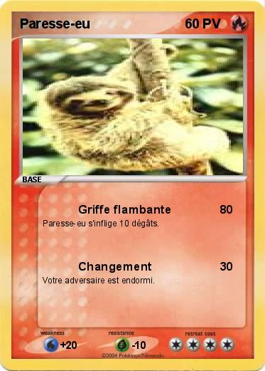Pokemon Paresse-eu