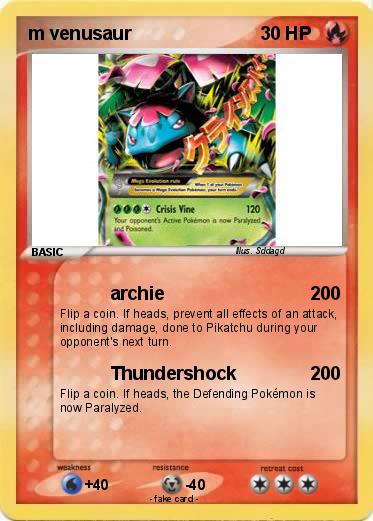Pokemon m venusaur