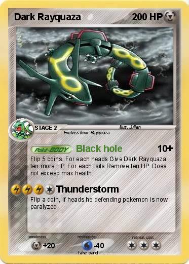 Pokemon Dark Rayquaza